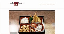 Desktop Screenshot of hellosushisaginaw.com